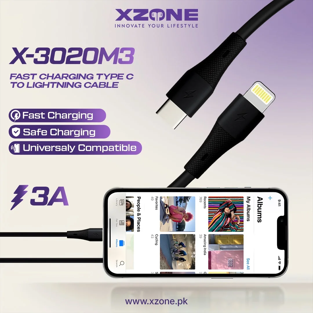 Xzone Type-C To Lightning Data Cable 1M X-3020M3