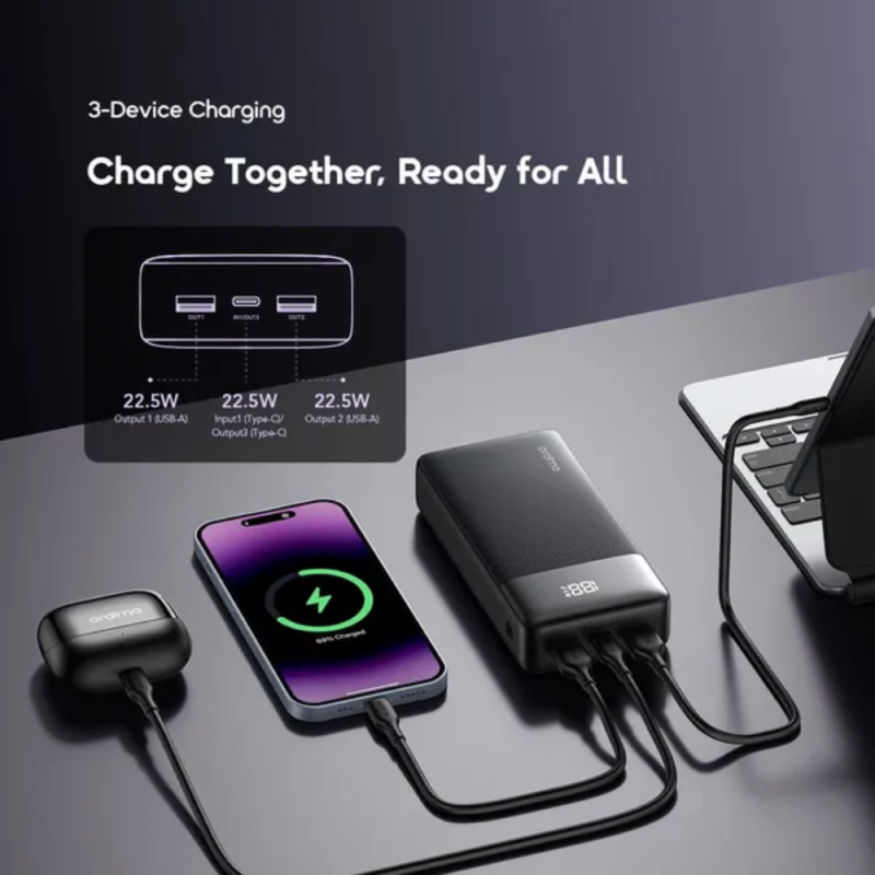 Oraimo PowerNova Q21 20000mAh 22.5W PowerBank (OPB-7200Q)
