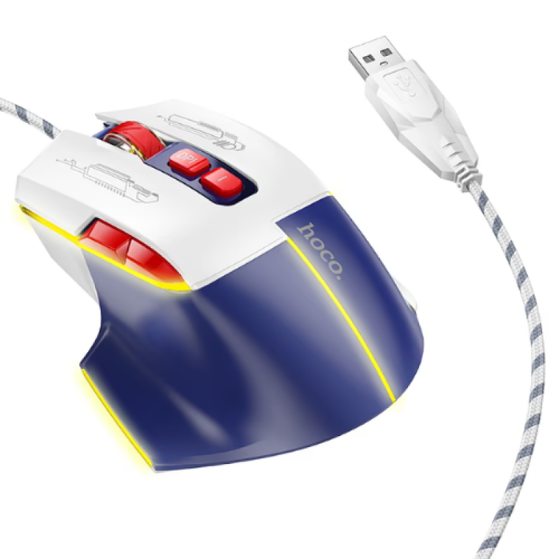 Hoco GM31 Overlord Luminous Gaming Wired Mouse