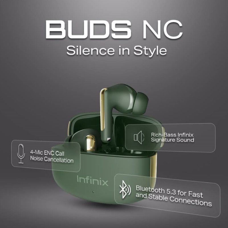 Infinix Buds NC Noise Cancellation Wireless Earbuds XE28