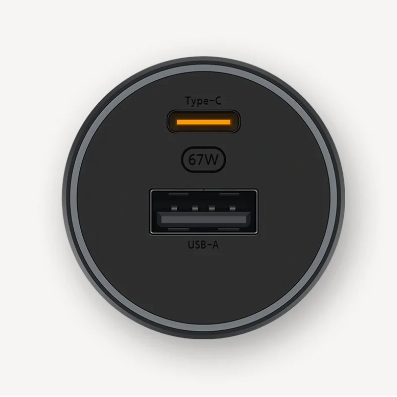 Xiaomi 67W Car Charger USB-A to Type-C Black (CC07ZM)