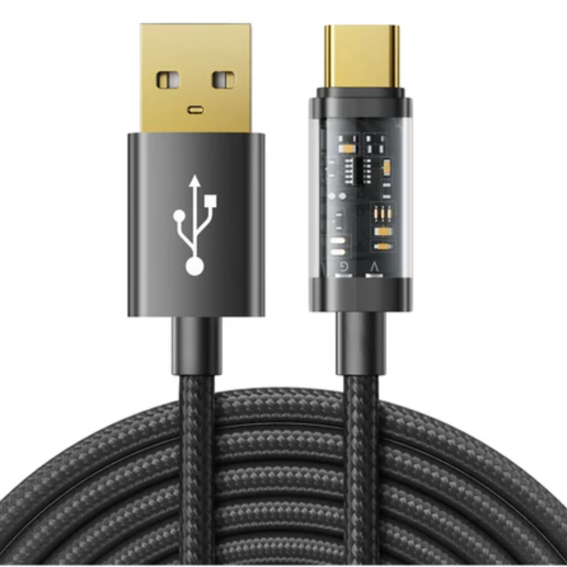 Joyroom USB-A to Type-C 3A Cable 1.2m Black ‚Äì S-UC027A12