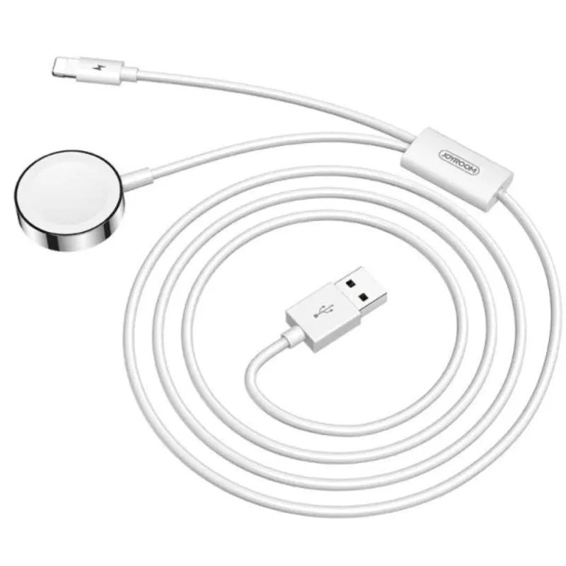 Joyroom USB to Lightning + Apple Watch Magnetic Charging Cable S-IW002S