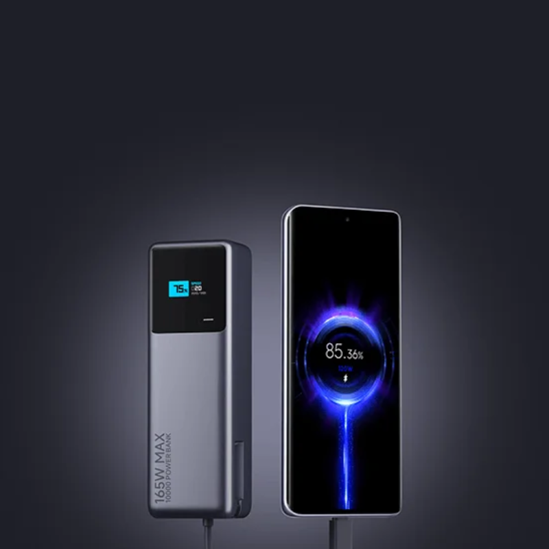Xiaomi 165W Power Bank 10000 Gray (Integrated Cable)
