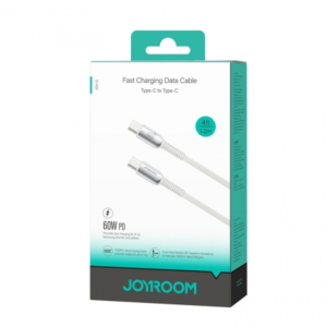 Joyroom 60W Fast Charging Type-C to Type-C Cable 1.2m Light Grey ‚Äì S-A51