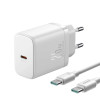 Joyroom 25W Mini intelligent Fast Charger With C To C Cable TCF11