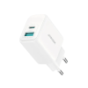 Joyroom 20W Dual-Port (A+C) Charger White ‚Äì JR-TCF21