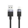 Yolo-Flow USB to Lightning Fast Charging Cable Black Y-077